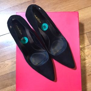 Calvin Klein black pump. Never worn